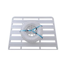 Porte roue RHINORACK Pionner : Fixation robuste pour galerie 4x4