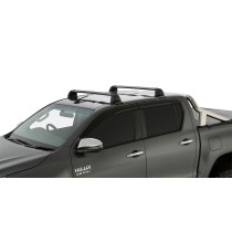 Barres de toit ROC25 Flush Black Rhino Rack 4x4 – Sécurité & Style