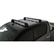 Barres de toit ROC25 Flush Black Rhino Rack 4x4 – Sécurité & Style
