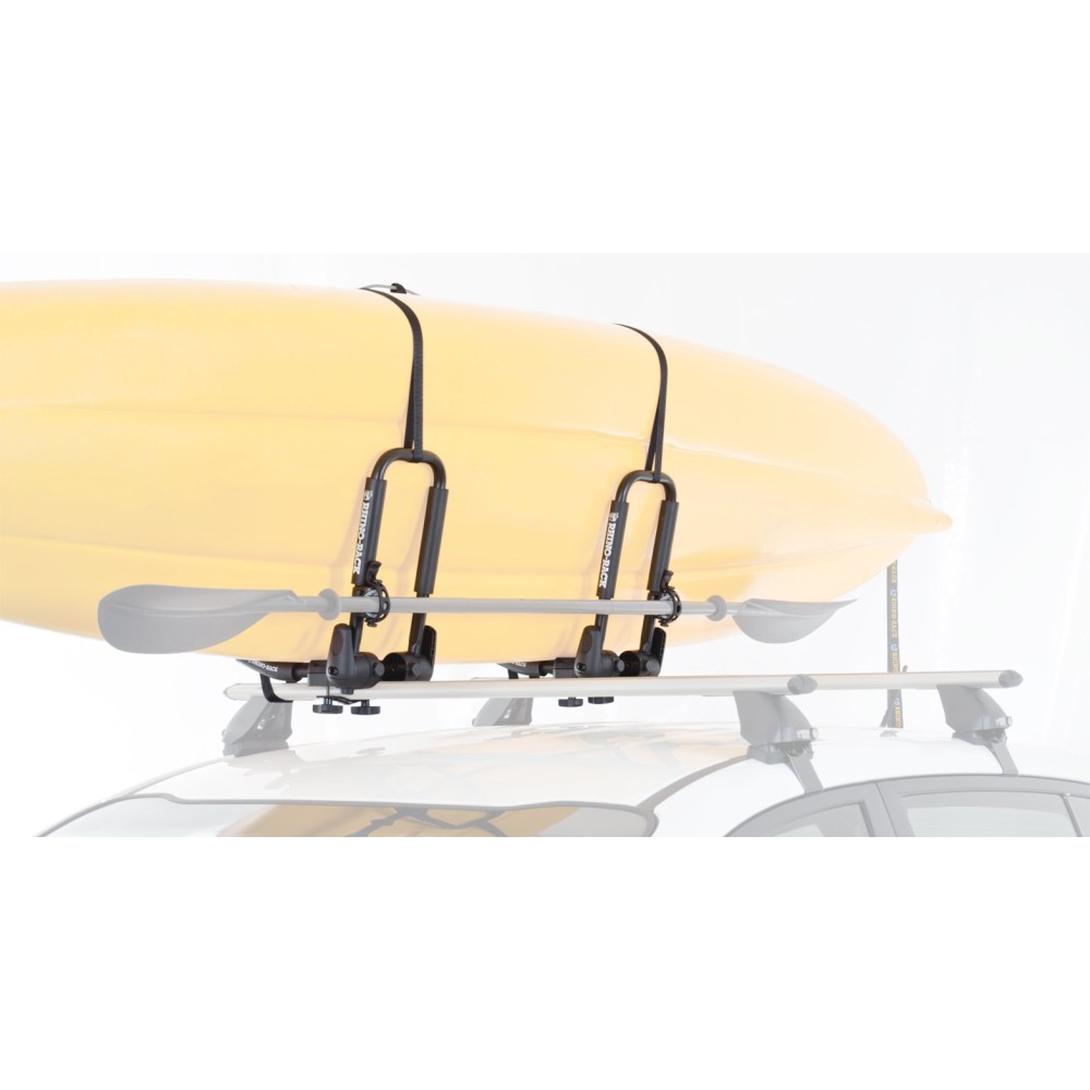 Transportez votre kayak facilement avec le Folding J Style Rhino Rack
