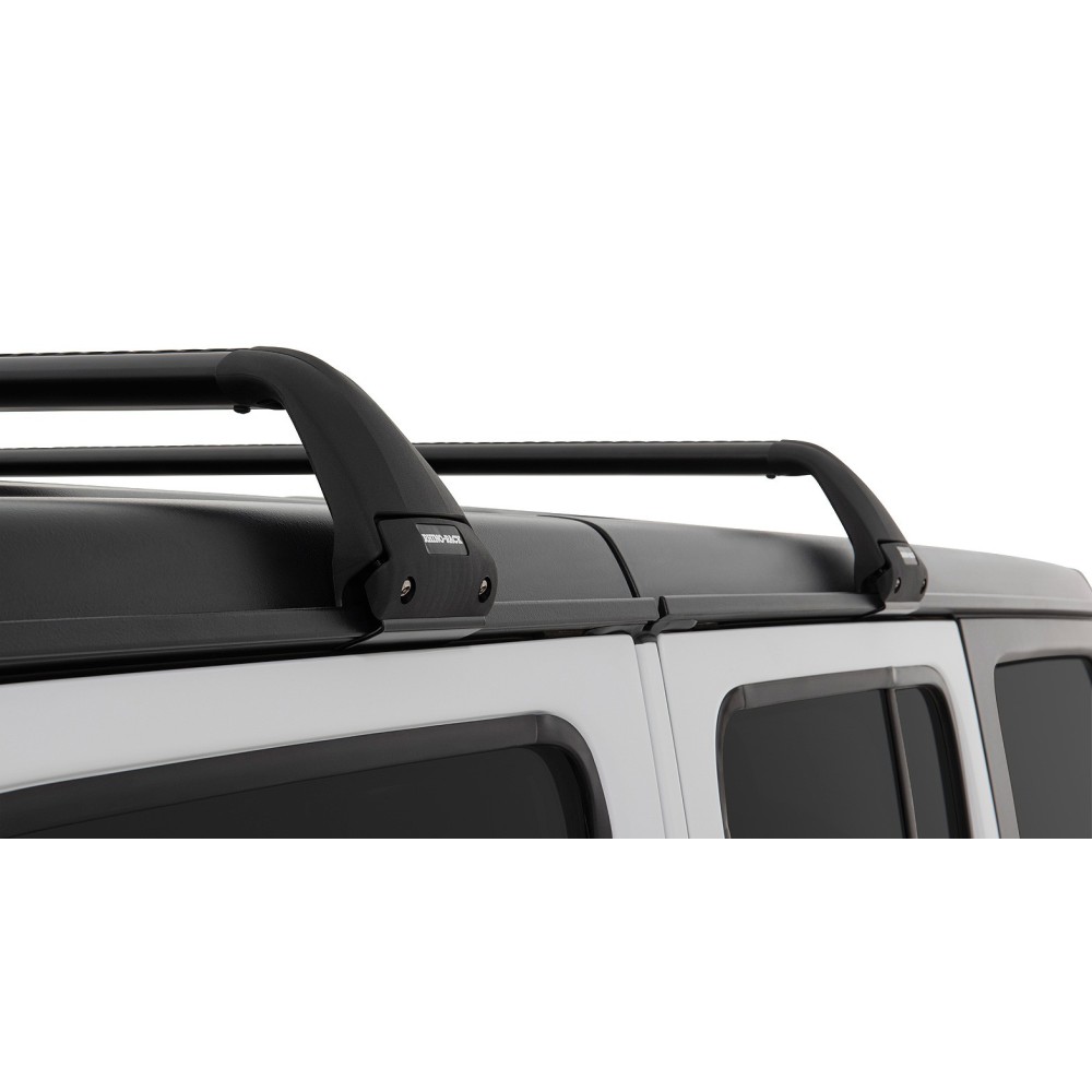  Kit barres de toit Vortex SG Rhino Rack pour Jeep Wrangler JK JL 