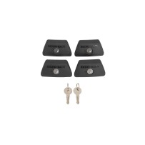 RLT600 Rhino Rack : Caches verrouillables (4) pour barres de toit