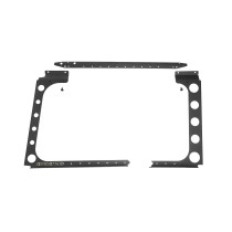 Supports gauche Jeep JL Rhino Rack – robustesse & sécurité 4x4