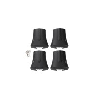 Stealth Bar Cover Kit Rhino Rack : 4 caches verrouillables robustes