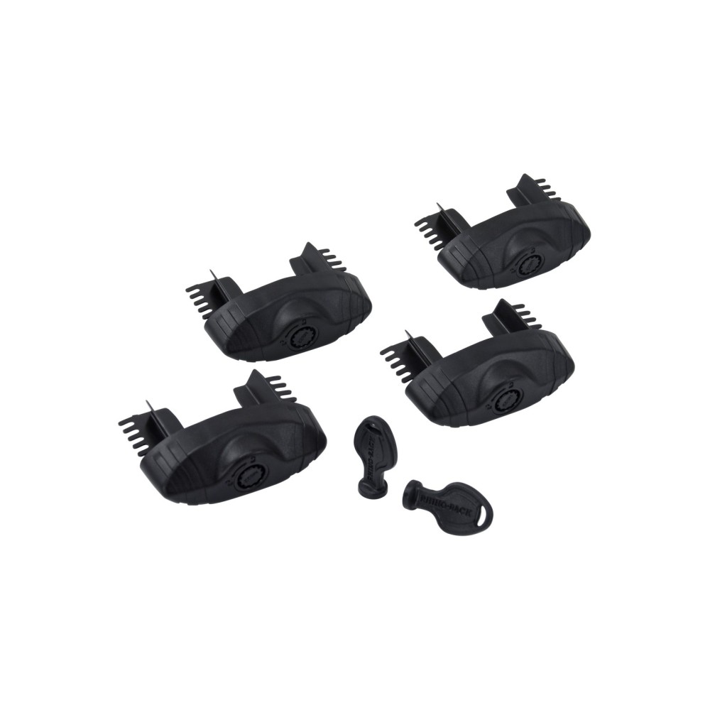 Kit de 4 embouts verrouillable de barre de toit Vortex Secure Core Rhino Rack