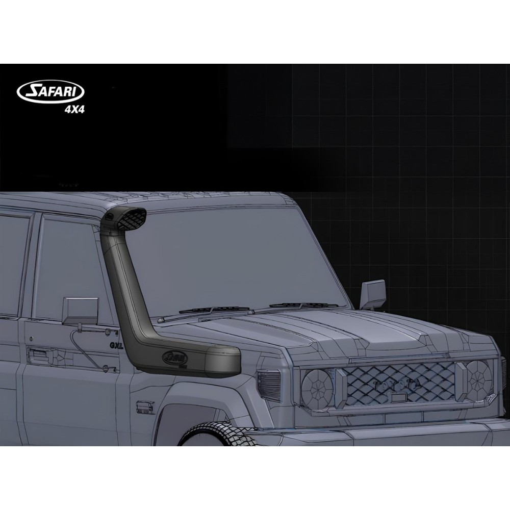 Snorkel Safari Armax Toyota Land Cruiser 2024+ – Puissance & Prot