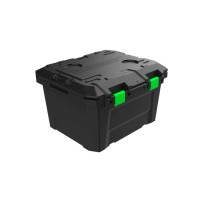 Caisse overland Tred GT 65L noire : robuste, étanche et empilable