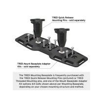 Support plat Tred pour plaques à sable - Fixation 4x4 robuste