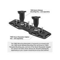 Support plat Tred pour plaques à sable - Fixation 4x4 robuste