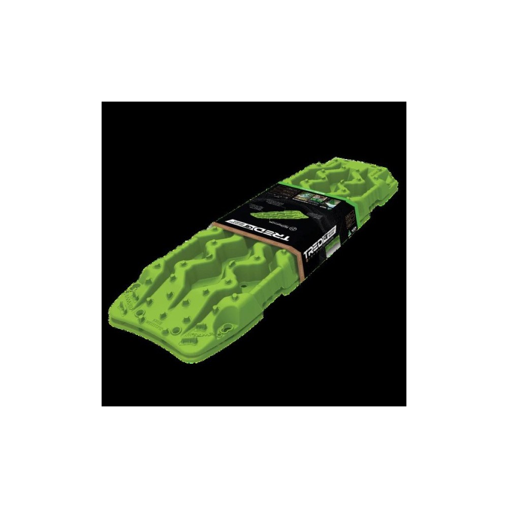 Plaques à sable Tred GT vert fluo : désensablage 4x4 efficace