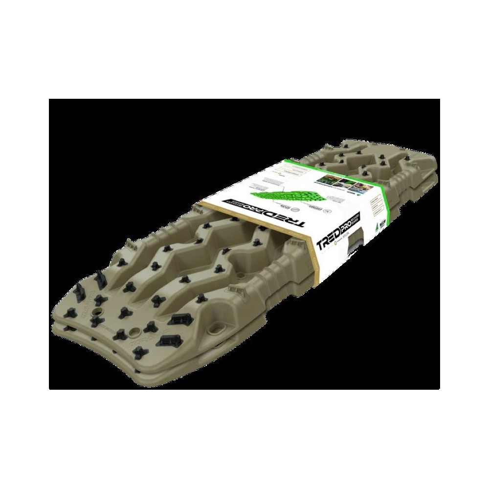 Plaques à sable Tred Pro Recovery vert military – Désensablage 4x4