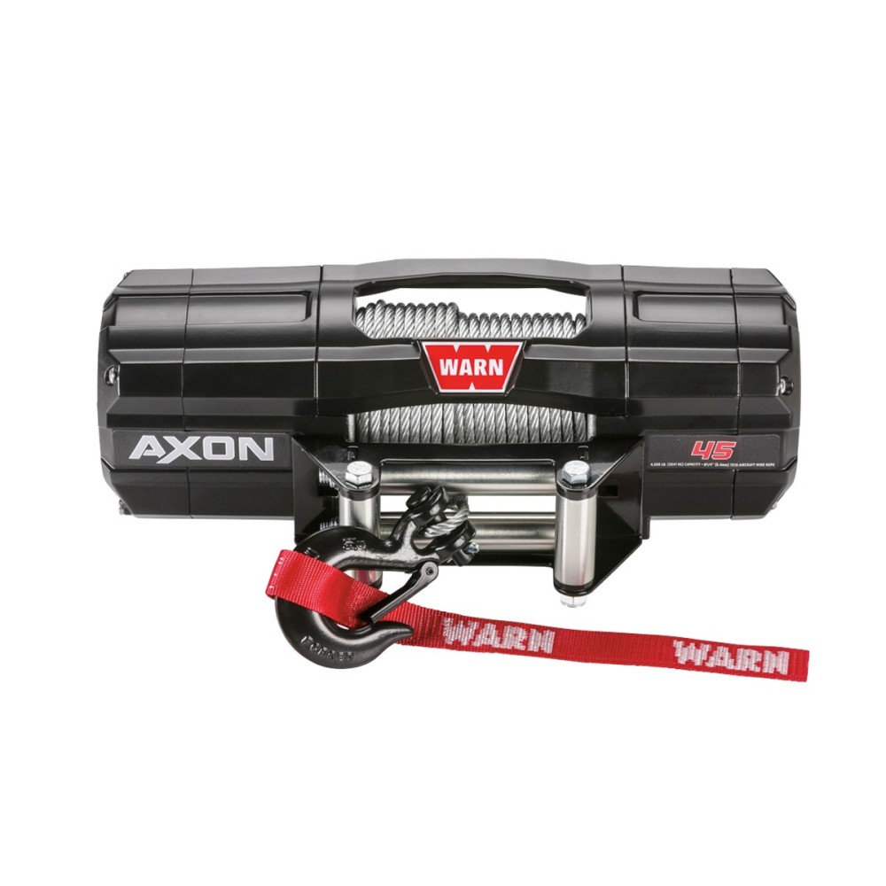 Treuil Warn Axon 45 12V 2041kg avec câble acier 15m puissant