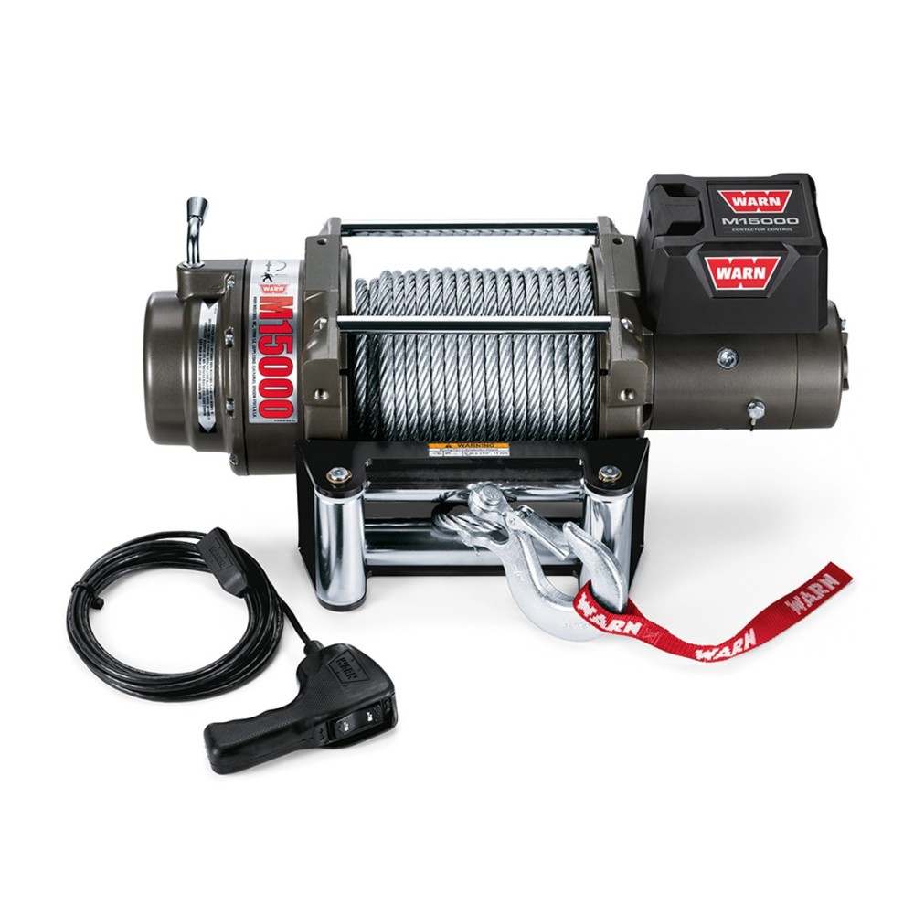 Treuil Warn M15000 24V 6804kg : Puissance et Sécurité 4x4
