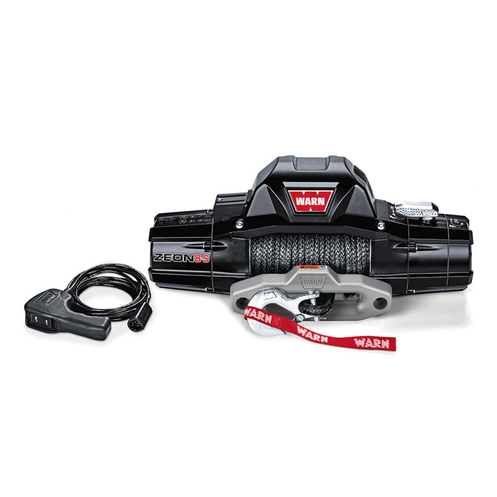 Treuil Warn Zeon 8-S 3630kg 12V Corde Spydura