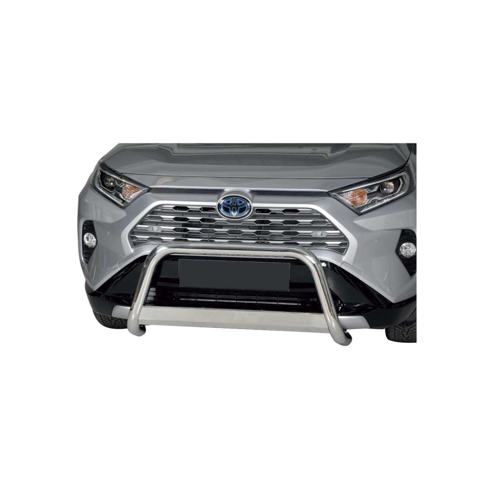 Pare-chocs avant en acier inoxydable BIG BAR « BULLFACE » (CEE) pour Toyota Rav 4 (2019+) Pare-chocs avant en acier inoxydable BIG BAR « BULLFACE » (CEE) pour Toyota Rav 4 (2019+)