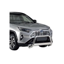 Pare-chocs avant en acier inoxydable BIG BAR « BULLFACE » (CEE) pour Toyota Rav 4 (2019+)