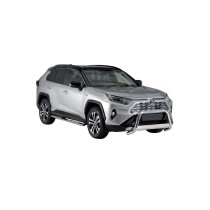 Pare-chocs avant en acier inoxydable BIG BAR « BULLFACE » (CEE) pour Toyota Rav 4 (2019+)
