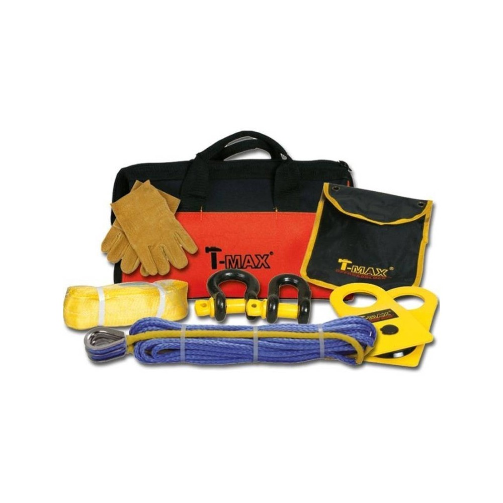 MALETTE TREUILLAGE T-MAX : Corde Synthétique 15m 4x4 Puissante