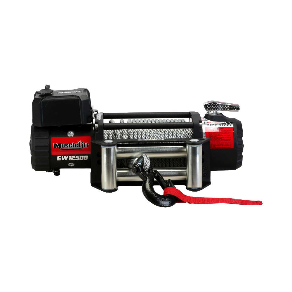 Treuil TMAX EW12500 12V 5665kg Musclelift câble - Puissance 4x4