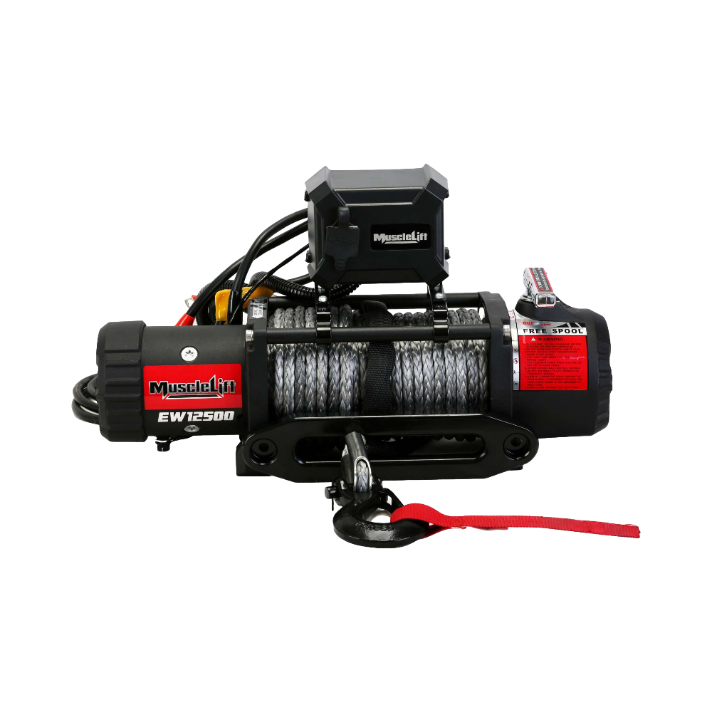 Treuil TMAX EW12500S 12V 5665kg avec corde – Puissance & fiabilité