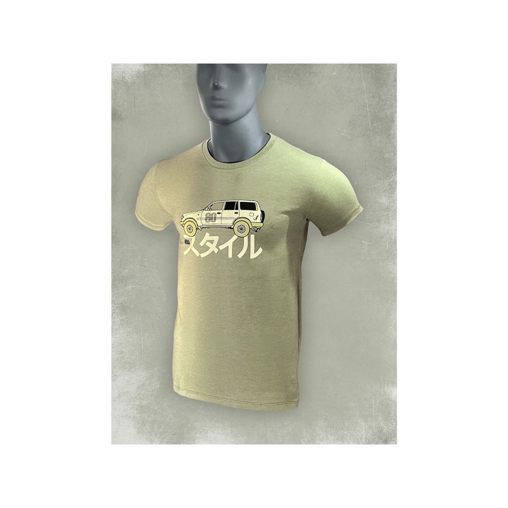 Tshirt homme HDJ80 Dream Team Car kaki – Style & passion auto