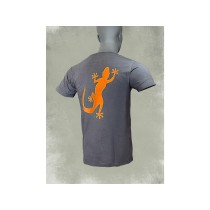 Tshirt homme salamandre orange gris foncé DTC Parts stylé