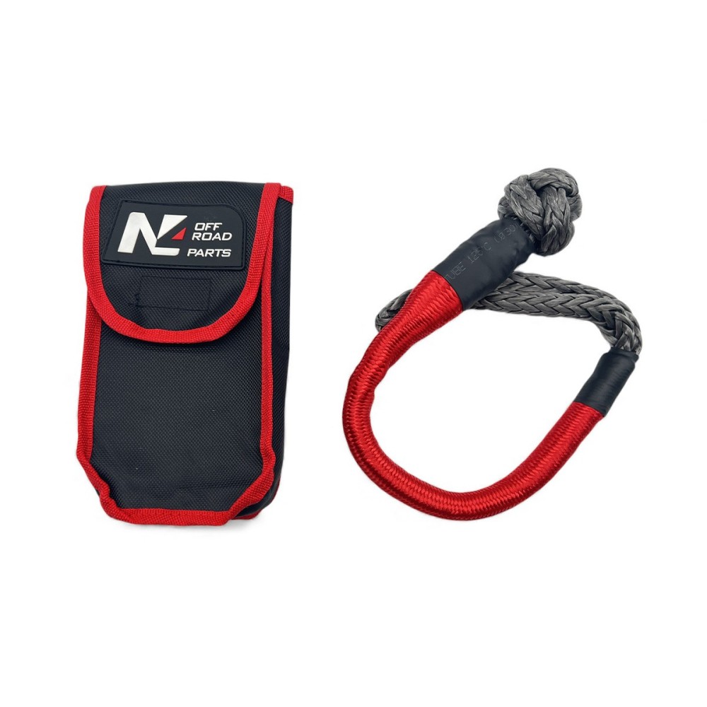 Manille souple textile 10T N4-Offroad + sacoche – Treuillage 4x4