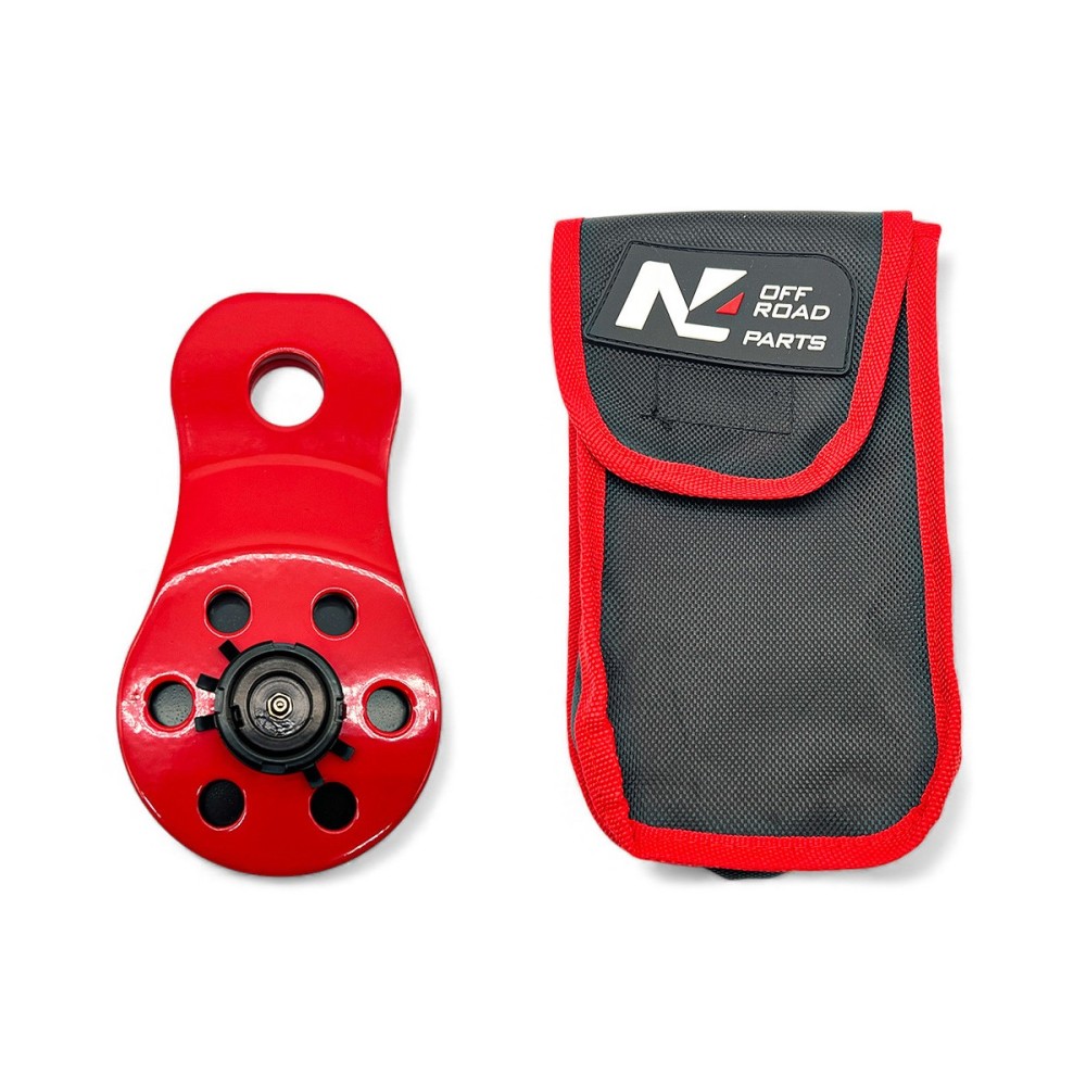 Poulie ouvrante mouflage 10T N4-Offroad avec sacoche – Treuil 4x4