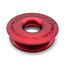 Anneau de treuillage alu 13.5T N4-Offroad Ø148mm rouge avec étui