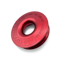 Anneau de treuillage alu 13.5T N4-Offroad Ø148mm rouge avec étui