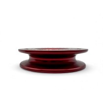 Anneau de treuillage alu 13.5T N4-Offroad Ø148mm rouge avec étui