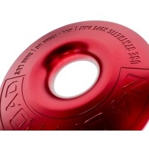 Anneau de treuillage alu 13.5T N4-Offroad Ø148mm rouge avec étui