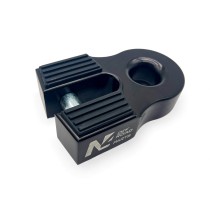Arrêt de corde 10T alu noir N4-Offroad, idéal treuil 4x4