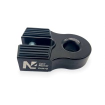 Arrêt de corde 10T alu noir N4-Offroad, idéal treuil 4x4