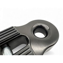 Arrêt de corde 10T alu noir N4-Offroad, idéal treuil 4x4