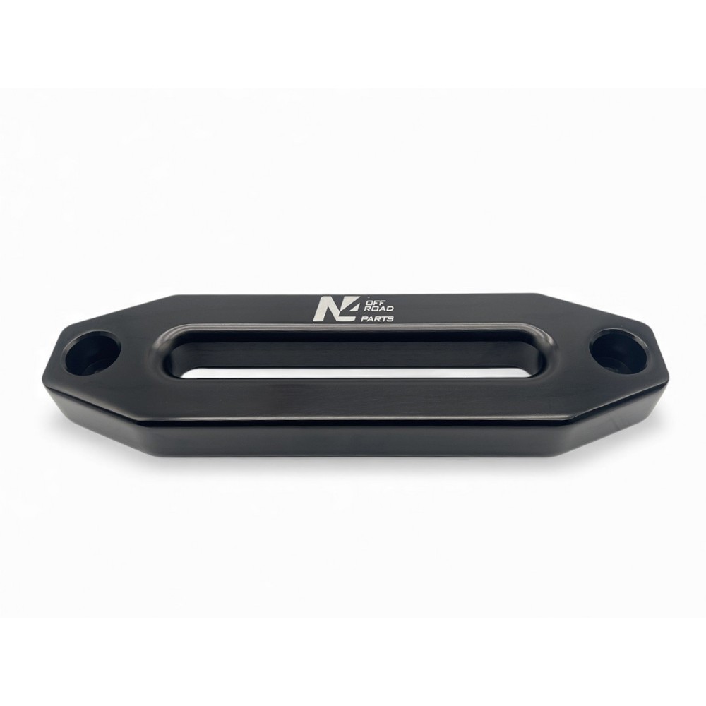 Écubier aluminium noir N4-Offroad pour treuil synthétique 4x4