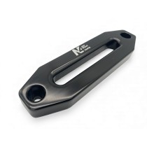 Écubier aluminium noir N4-Offroad pour treuil synthétique 4x4
