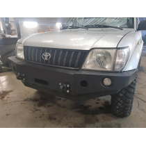 Pare-chocs avant avec plaque de treuil – Toyota Land Cruiser J90 / J95  – SANS EXTENSIONS D'AILES