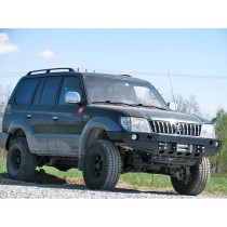 Pare-chocs avant avec plaque de treuil – Toyota Land Cruiser J90 / J95  – AVEC EXTENSIONS D'AILES