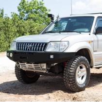Pare-chocs avant avec plaque de treuil – Toyota Land Cruiser J90 / J95  – AVEC EXTENSIONS D'AILES