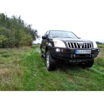 Pare-chocs avant avec plaque de treuil – Toyota Land Cruiser KDJ 120/125  – AVEC EXTENSIONS D'AILES