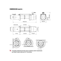 TREUIL COMEUP SLIM 9.5 RS 12V