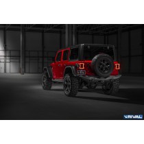 BUMPER arrière RIVAL Jeep Wrangler JL : Pare-choc alu compétition