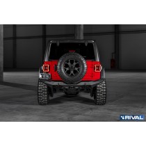 BUMPER arrière RIVAL Jeep Wrangler JL : Pare-choc alu compétition