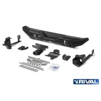 Pare-chocs arrière Rival Jeep Wrangler JL Stubby compétition solide