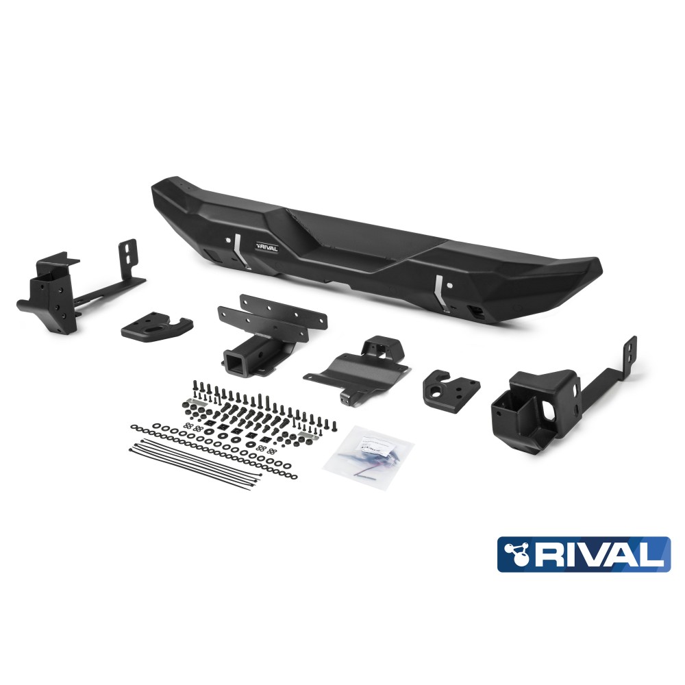 Pare-chocs arrière Rival Jeep Wrangler JL Stubby compétition solide