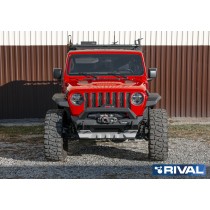 BUMPER Avant RIVAL Jeep Wrangler JK/JL : Pare-chocs Compétition Ha