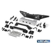 Pare-chocs avant Rival Jeep Wrangler JK/JL – Compétition robuste
