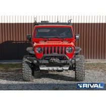Pare-chocs avant Rival Jeep Wrangler JK/JL – Compétition robuste