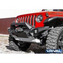 Pare-chocs avant Rival Jeep Wrangler JK/JL – Compétition robuste